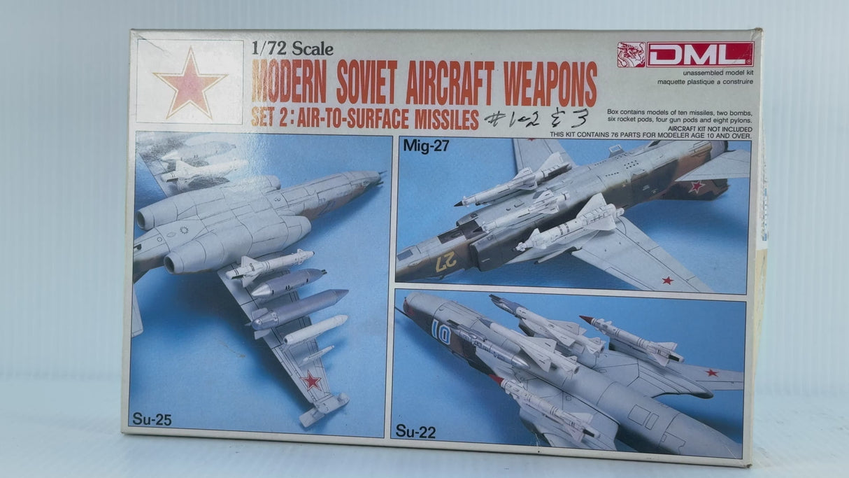 Modern Soviet Aircraft Weapons Set 2: Air-to-Surface Missiles #1-2-3 1:72 | 2505-03 | DML