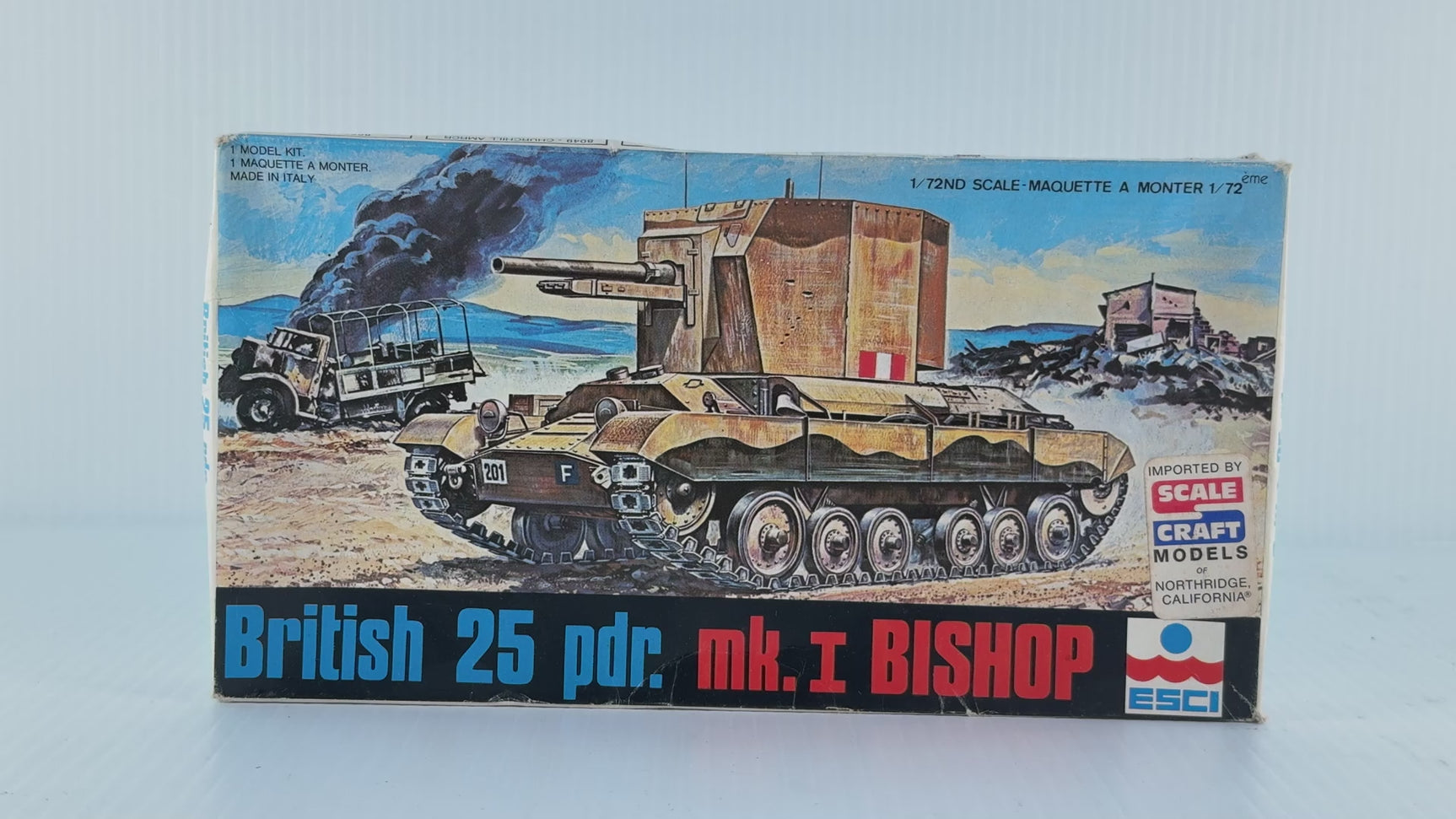 British 25 pdr. mk. I Bishop 1:72 | PENDING-87222001-07031246-C088 | Needs Brand Review