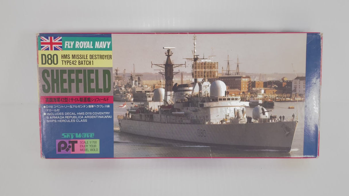 HMS Sheffield 1:700 | PK-710 | Needs Brand Review