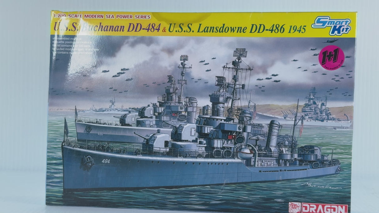 U.S.S. Buchanan DD-484 & U.S.S. Lansdowne DD-486 1945 1:700 | 7084 | Dragon