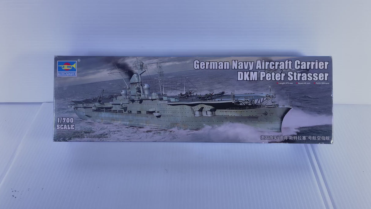 German Navy Aircraft Carrier DKM Peter Strasser 1:700 | PENDING-1692001-07031158-C032 | Trumpeter