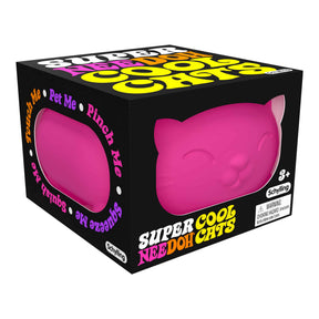 Dog toy box featuring a pink cat shape for interactive play for Schylling CCSPND