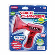 Red voice changer toy with LEDs, for kids to amplify and change voices for Schylling VC