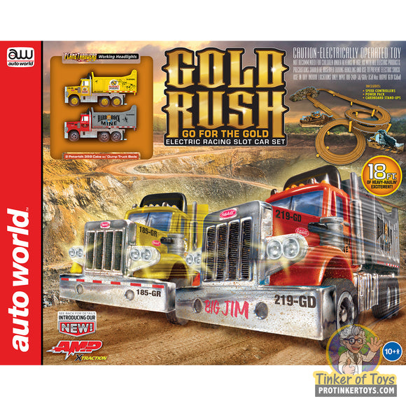 18' Gold Rush Go for the Gold Slot Race Set | SRS357 | Auto World