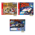 Super Big Deal: Gold Rush, Mach 5 & Blues Brothers HO 3-Set Bundle — Auto World bundle collage