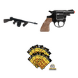 Gonher Mobster Bundle Police 357, Tommy Gun & Caps 3-Piece Bundle bundle collage