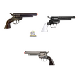 Gonher Cowboy Revolver "Colt Peacemaker" 12 Shot Cap Gun 3-Item Bundle bundle collage