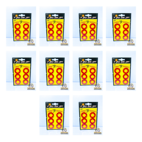 12 Shot Ring Caps 10-Pack — 720 Shots | 914 | Parris Toys bundle collage