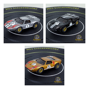 Auto World 2005 Ford GT Tribute 3-Car Bundle bundle collage