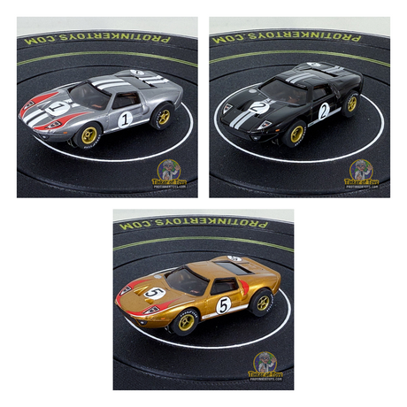 Auto World 2005 Ford GT Tribute 3-Car Bundle bundle collage