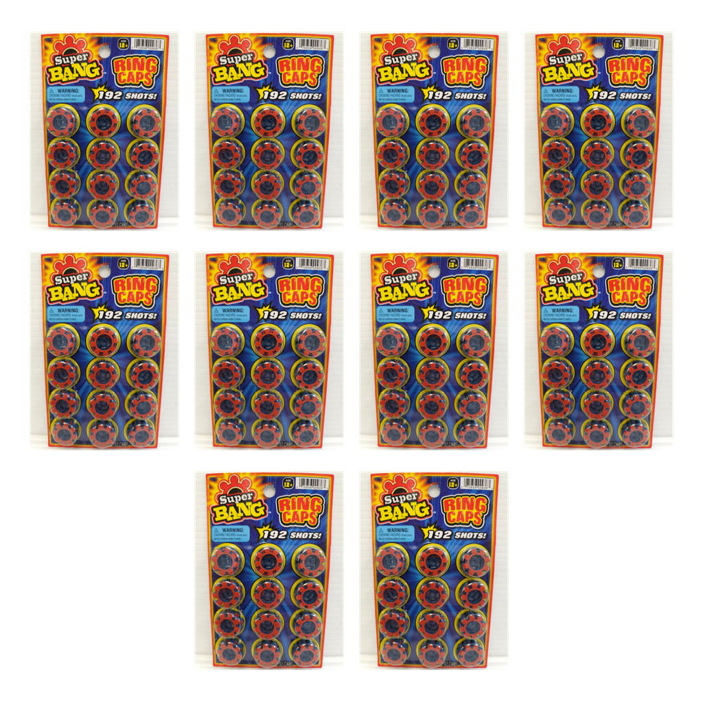 8 Shot 24 Ring Caps 10-Pack — 1,920 Shots | 936 | Super Bang bundle collage