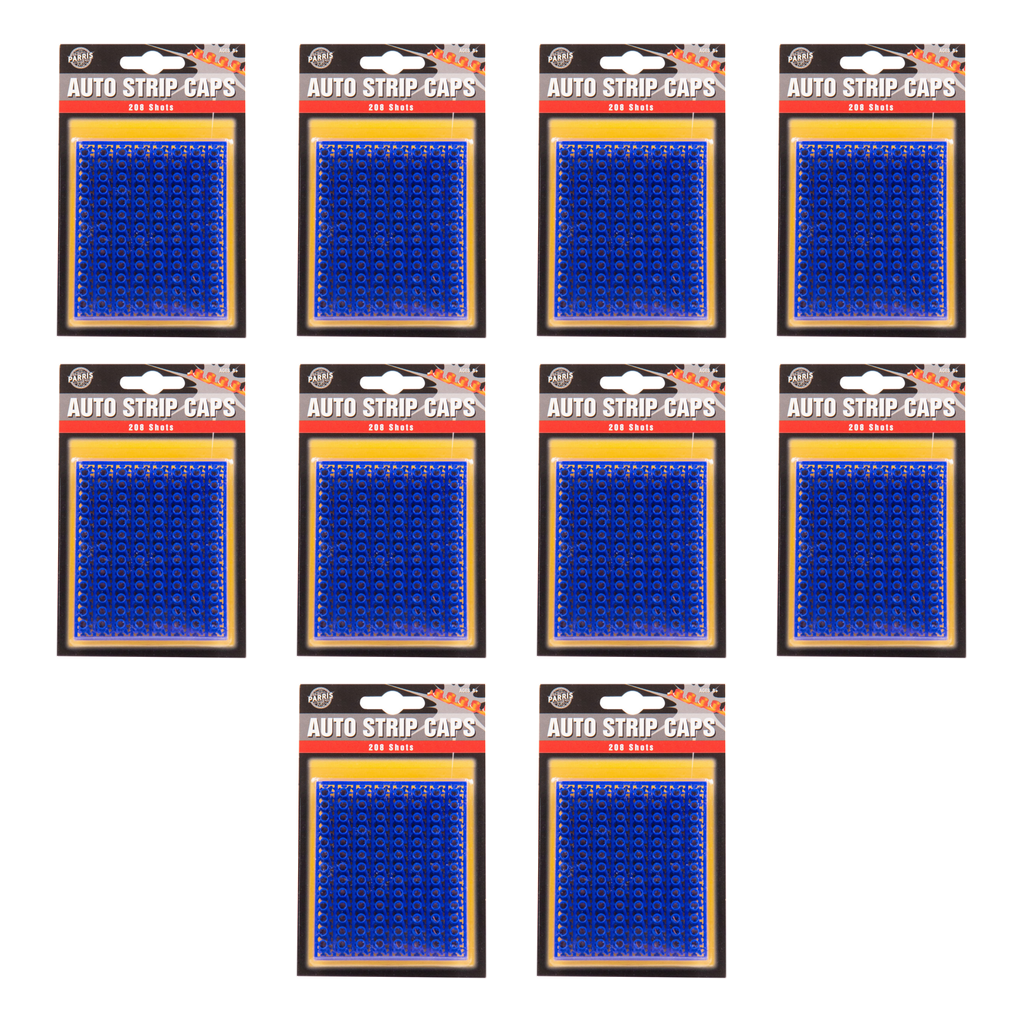 Single Shot Strip Caps 10-Pack — 2,080 Shots | 915 | Parris Toys bundle collage
