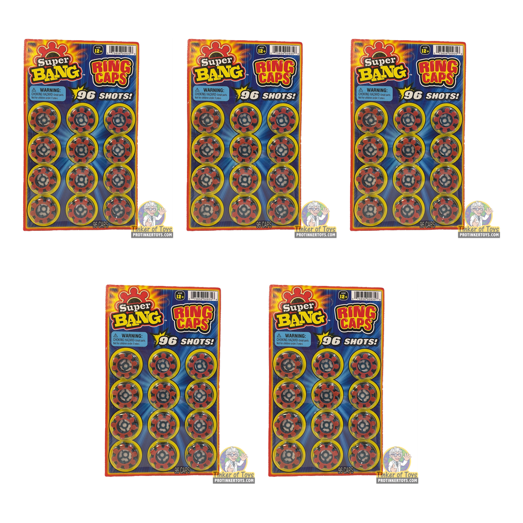 8 Shot 12 Ring Caps 5-Pack — 480 Shots | 935 | Gonher bundle collage