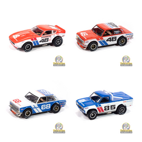 Auto World Xtraction BRE Datsun 4-Car Bundle bundle collage