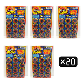 8 Shot 24 Ring Caps 20-Pack — 3,840 Shots | 936 | Super Bang bundle collage
