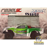 Rebel SC 1/10 Scale 3S Brushless Short Course Truck (Orange) | FSR25156 | FS Racing