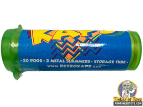 Green storage tube for 20 POGs and 2 metal slammers