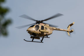 Army helicopter flying against a light sky background for Rage R/C RGR6100