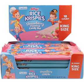 Box of Kellogg's Rice Krispies Strawberry Flavored Candy Bars for Mountain Sweets W11359