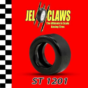 Black scale racing tire, ST 1201, for 1/32 scale cars for Jel Claw