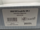 Second Chance Legends In Flight SPAD XIII Escadrille SPA 3 1:48 Airplane Replica Numbered Edition | QHA1014 | Hallmark