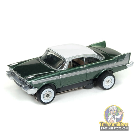1958 Plymouth Belvedere (Green/White) 5 | SC334 | Auto World — product view
