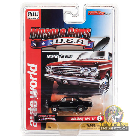 1966 Chevrolet Nova SS (Black) 4B | SC340 | Auto World — product view
