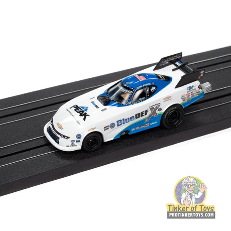 4Gear 2020 Chevrolet Camaro Funny Car — John Force (BlueDEF) 1 | SC352 | Auto World — on-track view