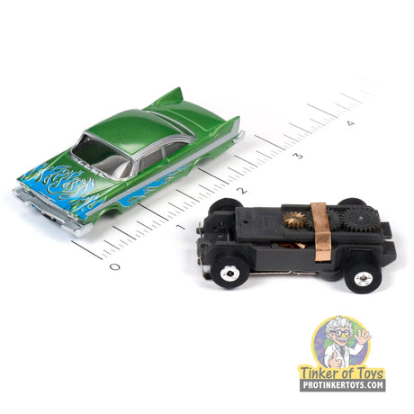 1958 Plymouth Fury (Flames) 3 | SC353 | Auto World — chassis and scale view