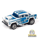 1955 Chevrolet Bel Air (White/Blue Flames) 1B | SC354 | Auto World — product view