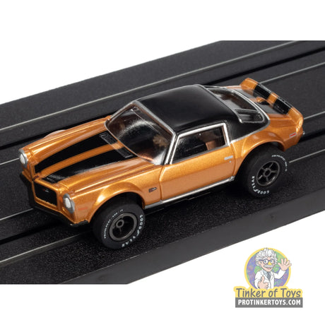 1971 Chevrolet Camaro (Gold/Black) 4A | SC354 | Auto World — on-track view