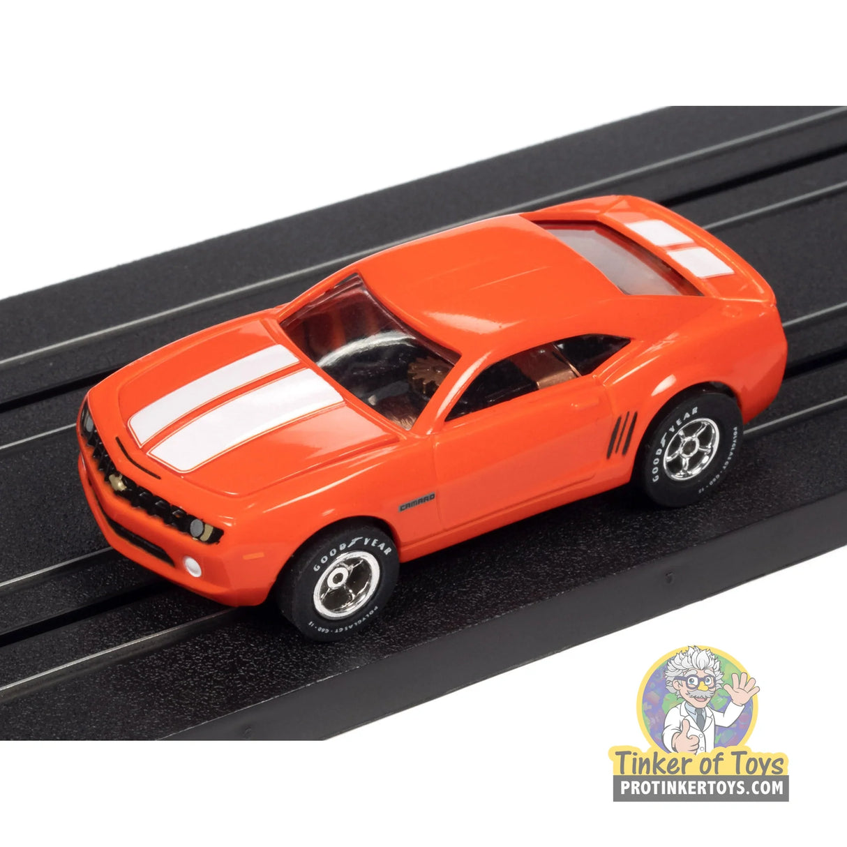 2010 Chevrolet Camaro SS (Orange) 6B | SC354 | Auto World — on-track view