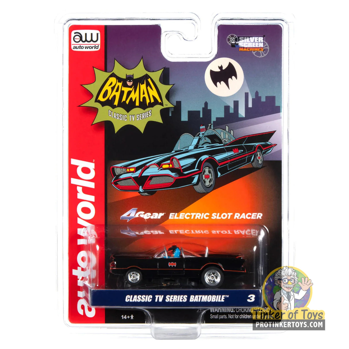 1966 Batmobile – Batman (TV) - 4-Gear 3 | SC358 | Auto World — package view