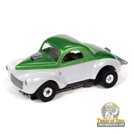 1941 Willys Coupe Gasser Green/White 3A | SC360 | Auto World — product view