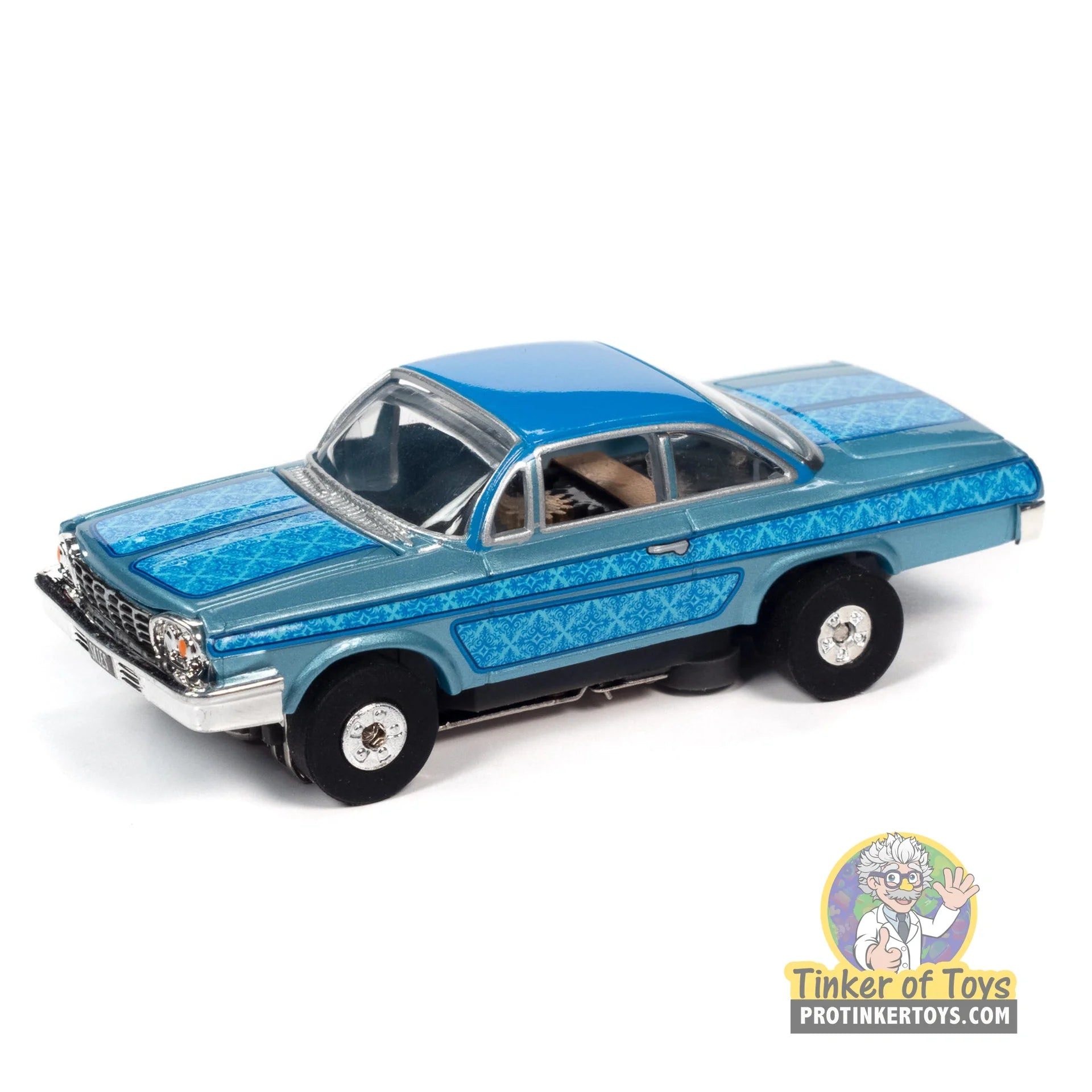 1962 Chevrolet Bel Air Lowrider Blue 5A | SC360 | Auto World 1962 Chevrolet Bel Air Lowrider Blue 5A | SC360 | Auto World