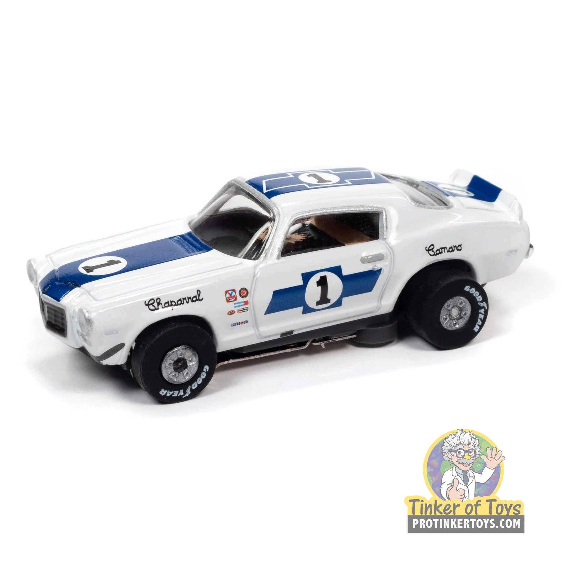 1970 Chevrolet Camaro — Jim Hall #1 (White/Blue) | SC362 | Auto