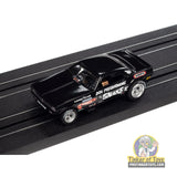 4Gear 1973 Plymouth Cuda Funny Car Don “The Snake” Prudhomme (Black) 1 | SC376 | Auto World — on-track view