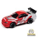 1999 Nissan Skyline GTR - Red/White 4A | SC378 | Auto World — product view