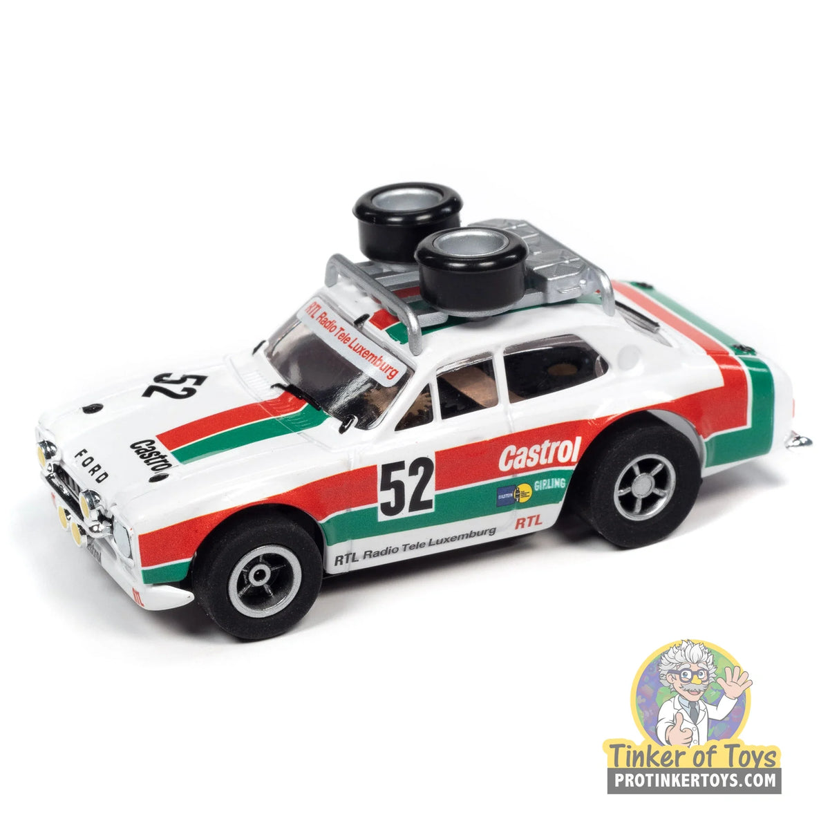 1975 Ford Rally Escort - White / Red / Green 1B | SC380 | Auto World — product view