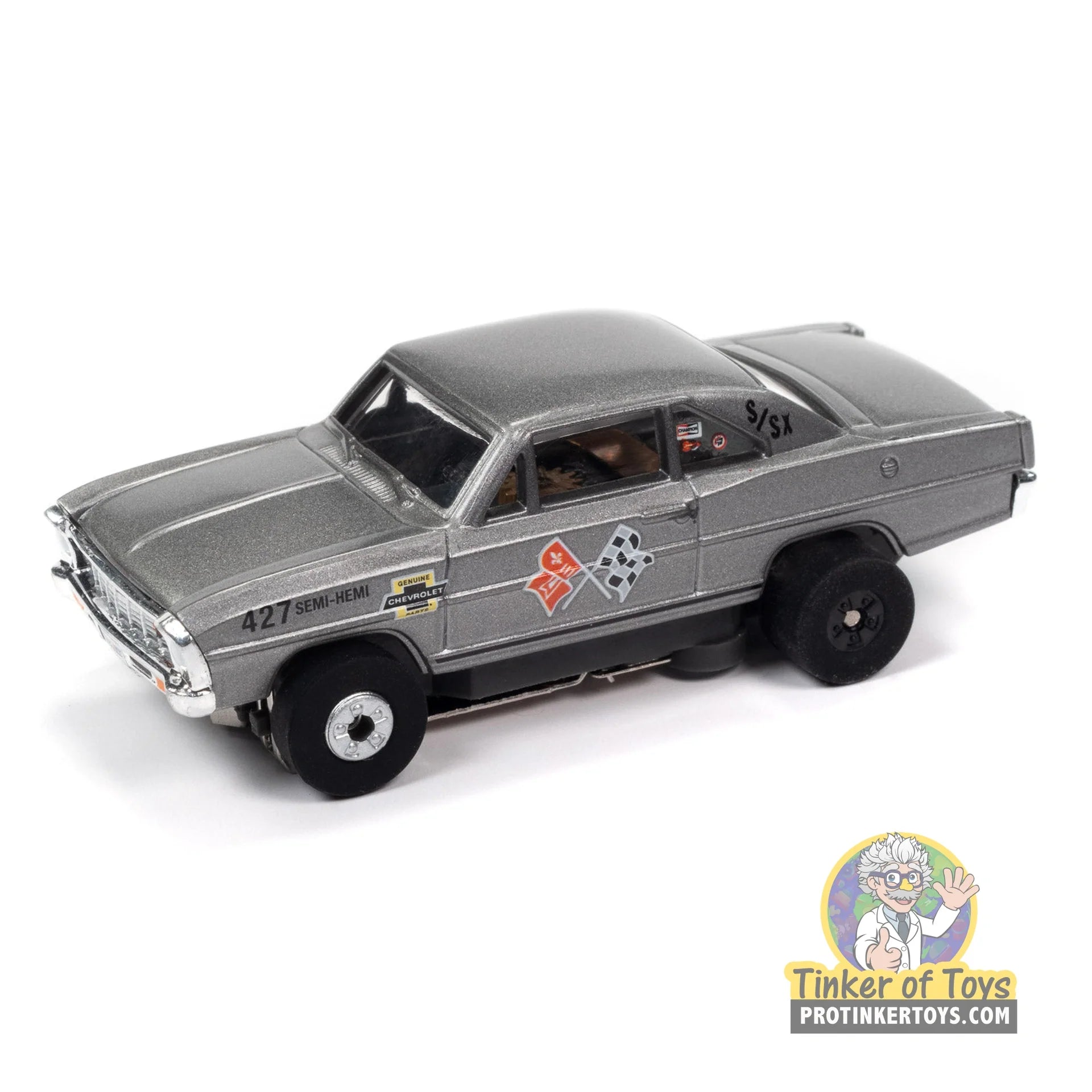 Nickey - 1966 Chevy Nova - Grey 3A | SC385 | Auto World