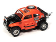 Black and orange VW Beetle toy car with racing number 375 for Auto World SC403