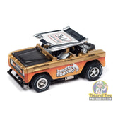 Xtraction 1972 Ford Baja Bronco (Gold with Orange Race Graphics) 1A | SC407 | Auto World — product view