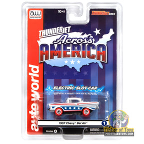 Thunderjet 1957 Chevy Bel Air (White, Red & Blue) 1A | SC430 | Auto World