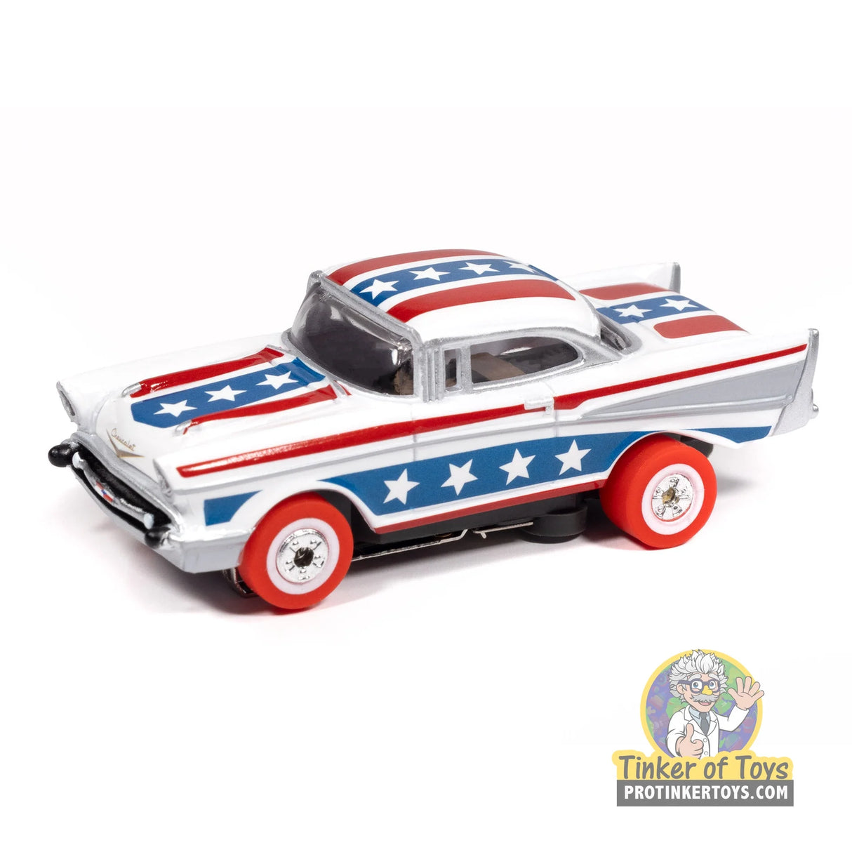 Thunderjet 1957 Chevy Bel Air (White, Red & Blue) 1A | SC430 | Auto World