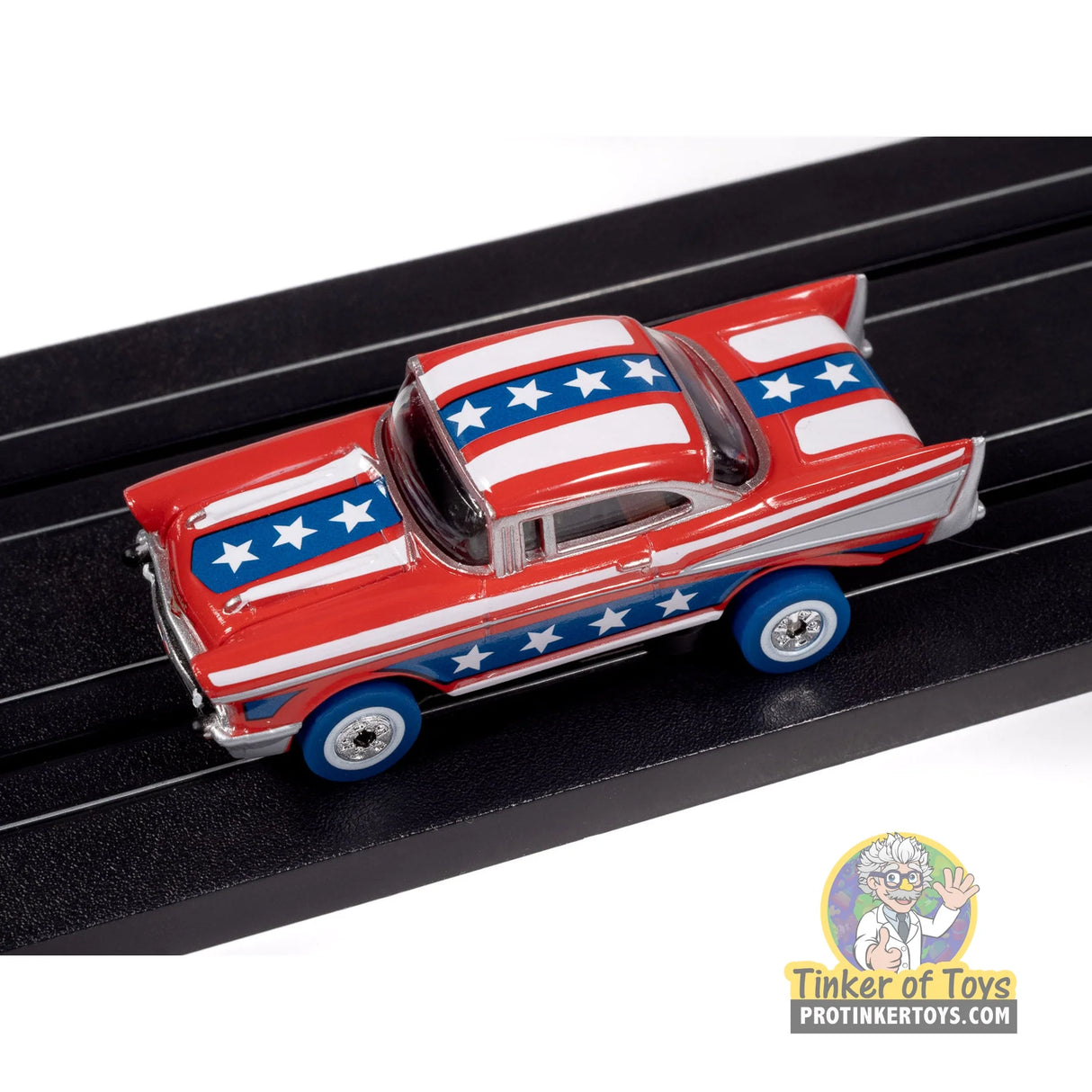 Thunderjet 1957 Chevy Bel Air (Red, Blue & White) 1B | SC430 | Auto World