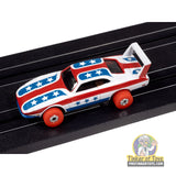 Thunderjet 1969 Dodge Charger Daytona (White, Red & Blue) 3A | SC430 | Auto World