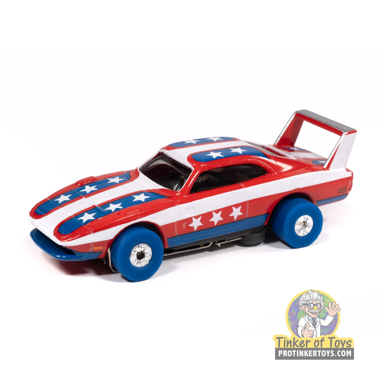 Thunderjet 1969 Dodge Charger Daytona (Red, Blue & White) 3B | SC430 | Auto World
