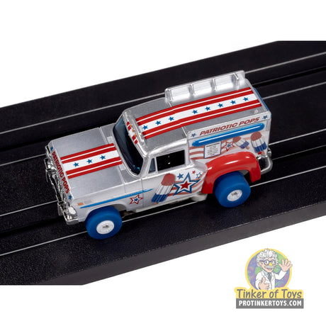 Thunderjet 1969 Ford Ice Cream Truck (Silver, White, Red & Blue) 4B | SC430 | Auto World
