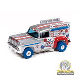 Thunderjet 1969 Ford Ice Cream Truck (Silver, White, Red & Blue) 4B | SC430 | Auto World
