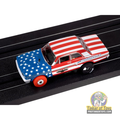 Thunderjet 1964 Ford Thunderbolt (White, Red & Blue) 2A | SC430 | Auto World